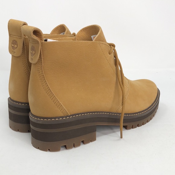 Timberland Women’s Courmayeur Valley Chukka Wheat Nubuck Boots - Size 10 - Picture 13 of 15